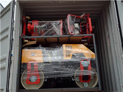 20臺(tái)壓路機(jī)、鉆孔取芯機(jī)以及路面切割機(jī)出口新加坡